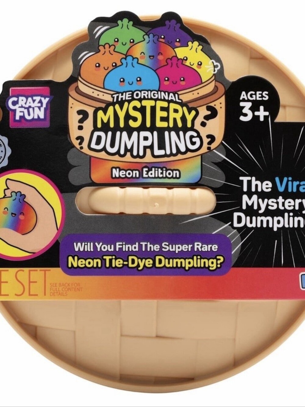 RMS The Original Mystery Dumpling Neon TieDye Edition - Viral Squishy Fidget Toy